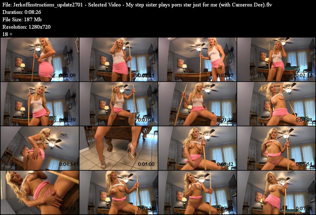 Jerkoffinstructions_update2701 - Selected Video - My step sister plays porn star just for me (with Cameron Dee)_t.jpg