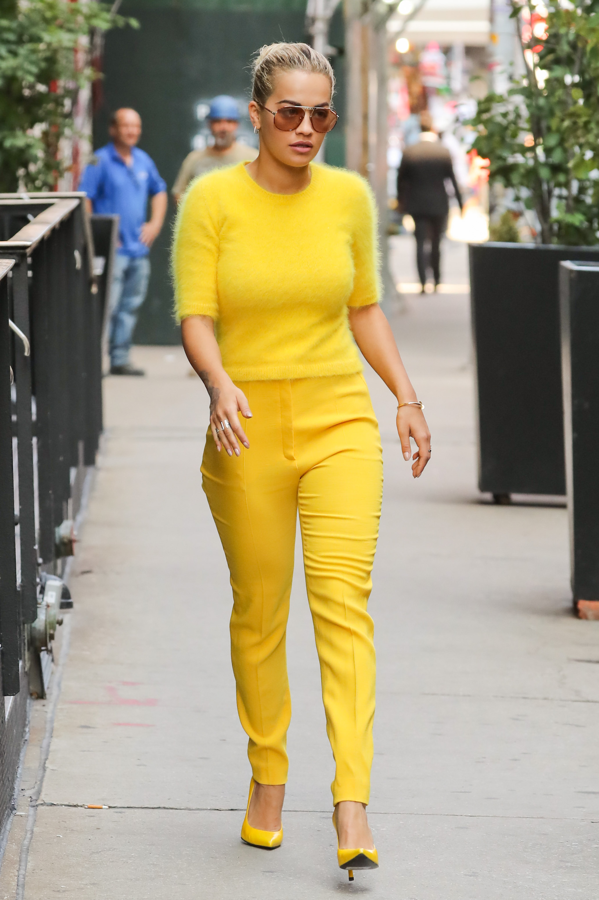 Rita Ora steps out dressed head to toe in yellow in New York City_24.jpg