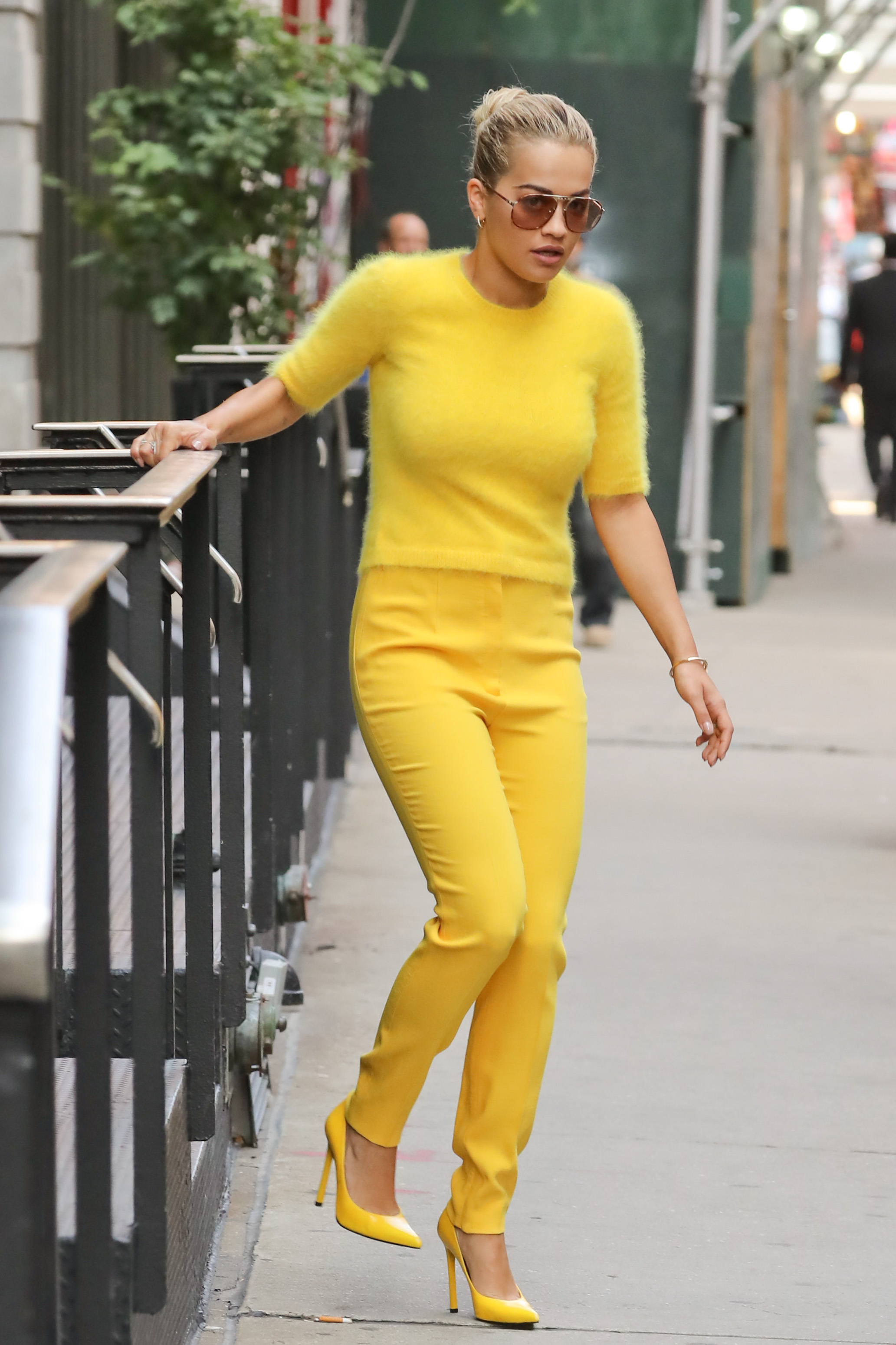 Rita Ora steps out dressed head to toe in yellow in New York City_23.jpg