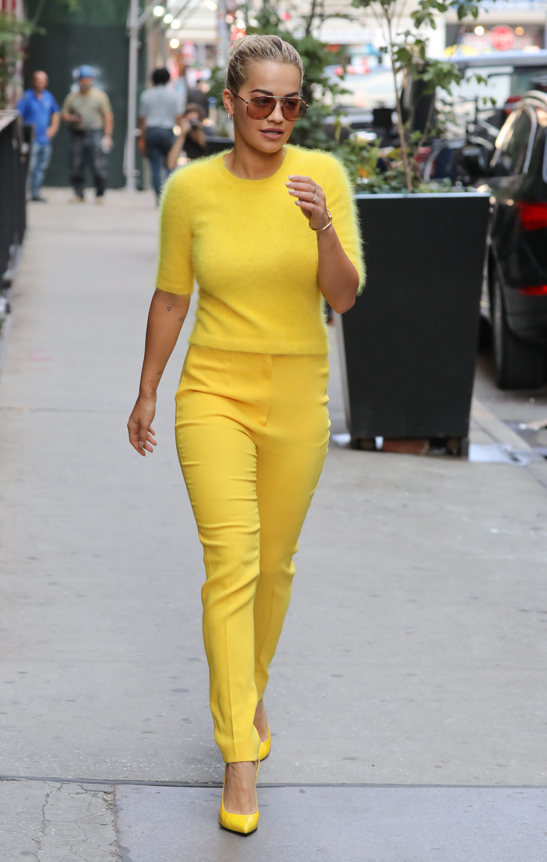 Rita Ora steps out dressed head to toe in yellow in New York City_05.jpg