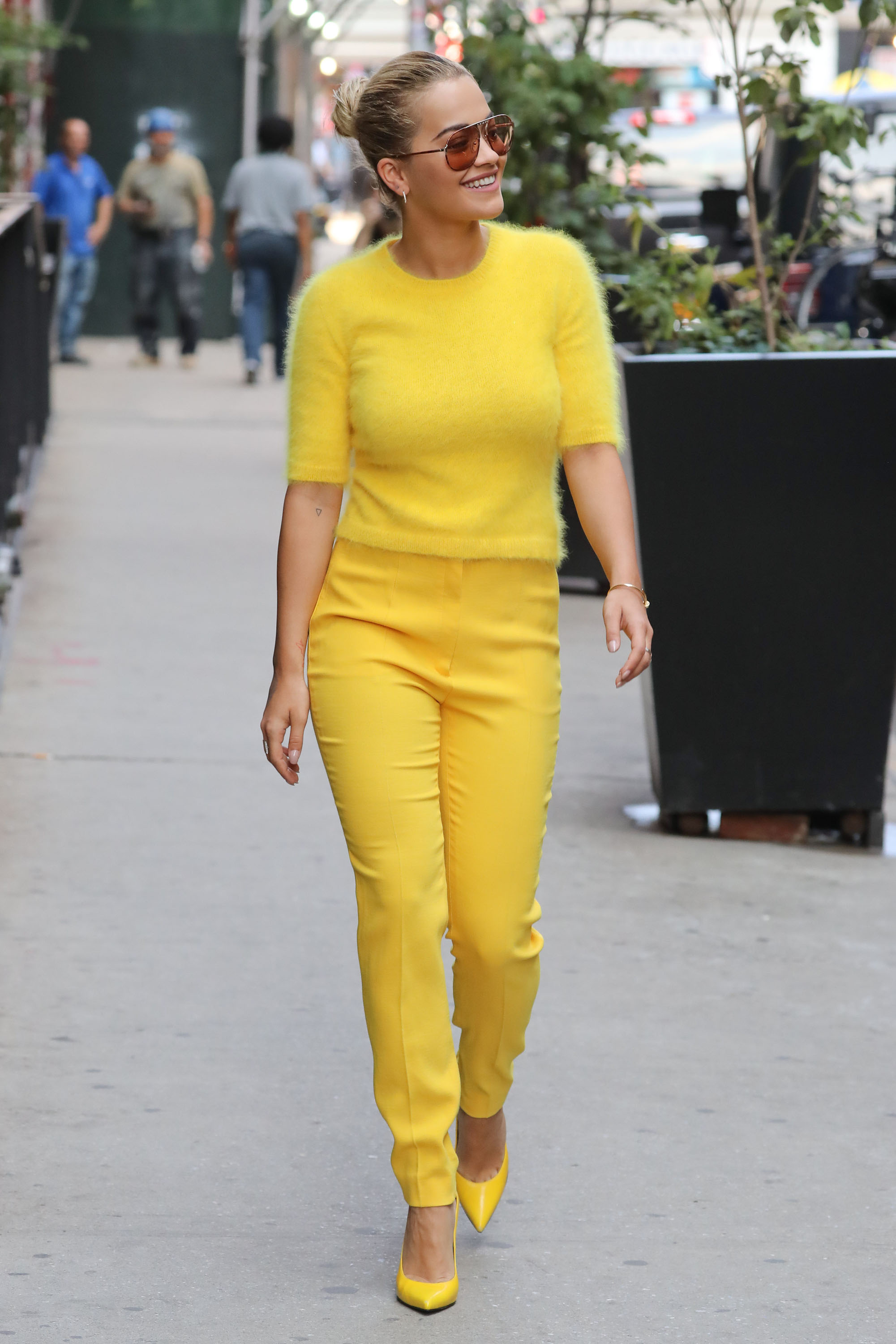 Rita Ora steps out dressed head to toe in yellow in New York City_03.jpg