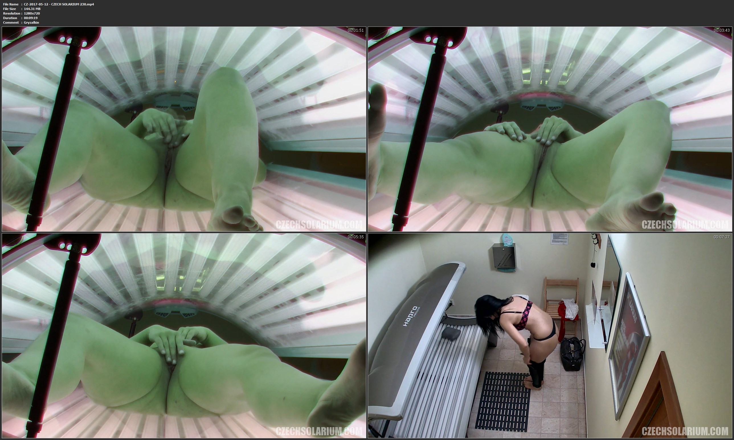 Hidden cam in solarium